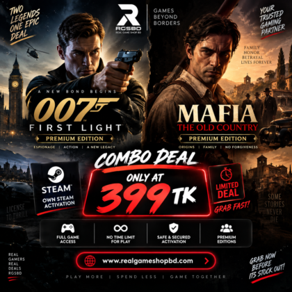 007 First Light + Mafia: The Old Country — Combo Deal